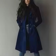 Abrigo Cortavientos Mujer — Ante Sintético Slim Fit Otoño-Invierno 2026