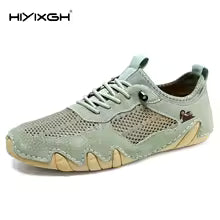 Sneakers Casuales Hombre – Malla Transpirable Color Sólido
