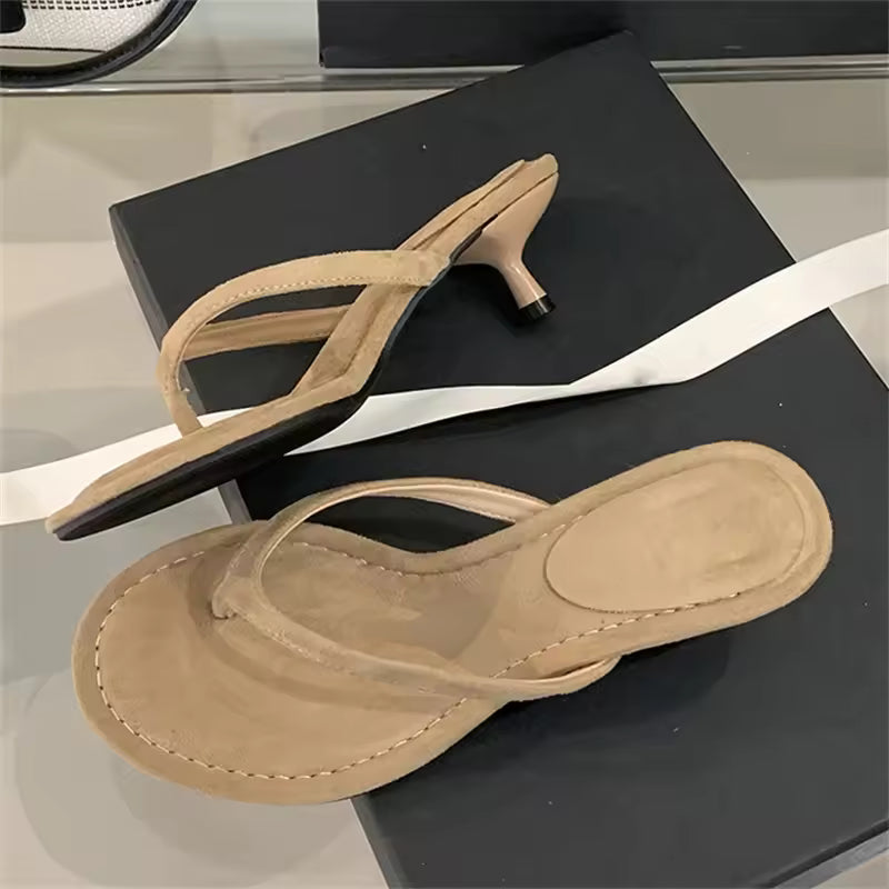 Sandalias OVO Punta Redonda Tacón Bajo – Flip Flops Mujer Verano 2026