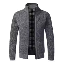 Cardigan Terra Hombre Slim Fit con Cierre Completo