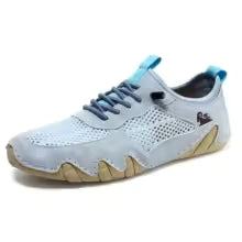 Sneakers Casuales Hombre – Malla Transpirable Color Sólido
